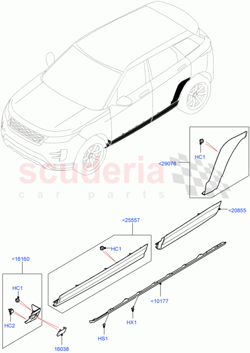 Part Diagram for Land Rover LR164826