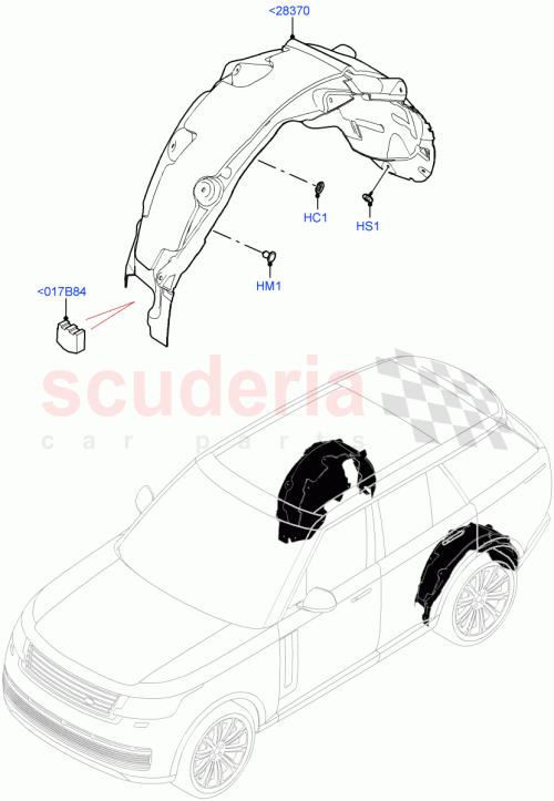Part Diagram for Land Rover LR092819