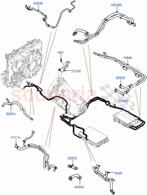 Part Diagram for Land Rover LR132401