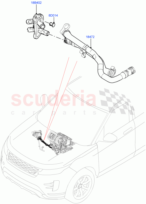 Part Diagram for Land Rover LR154610