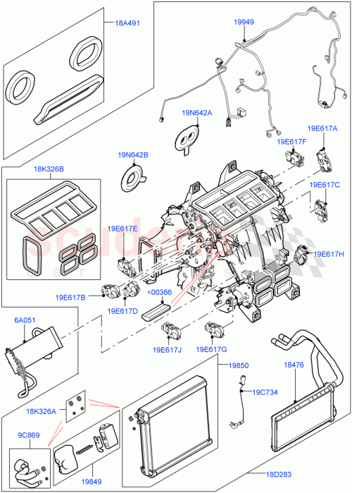 Part Diagram for Land Rover LR171243