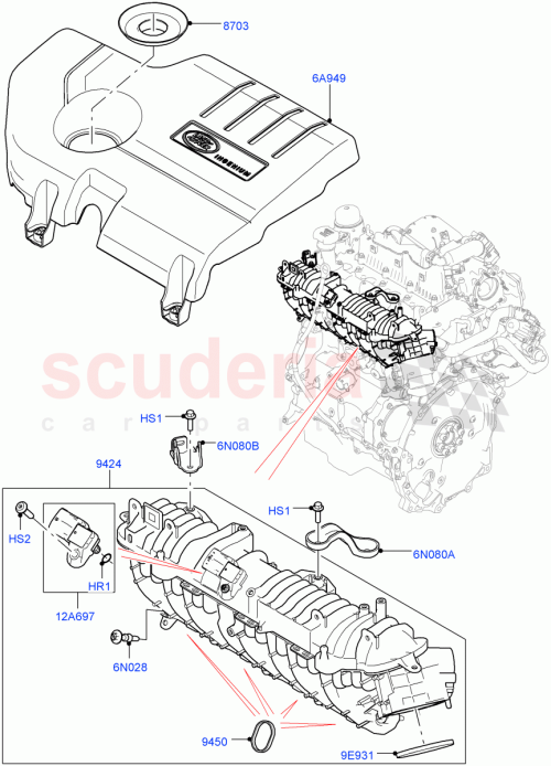 Part Diagram for Land Rover LR090375