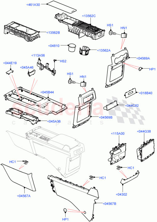 Part Diagram for Land Rover LR082483