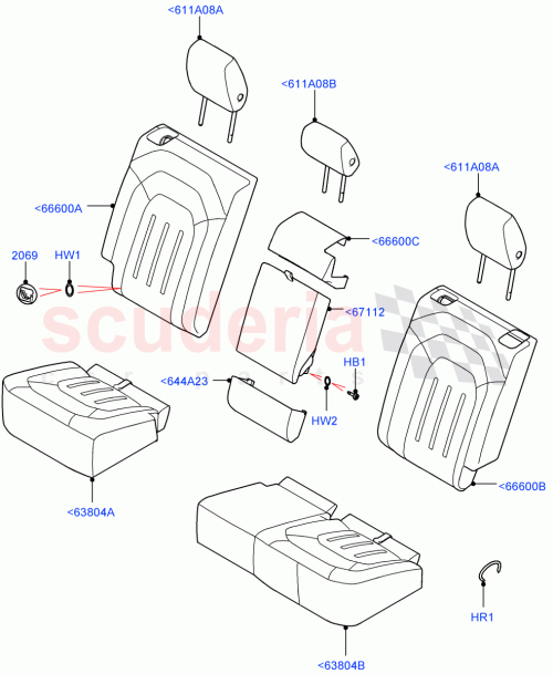 Part Diagram for Land Rover LR149805