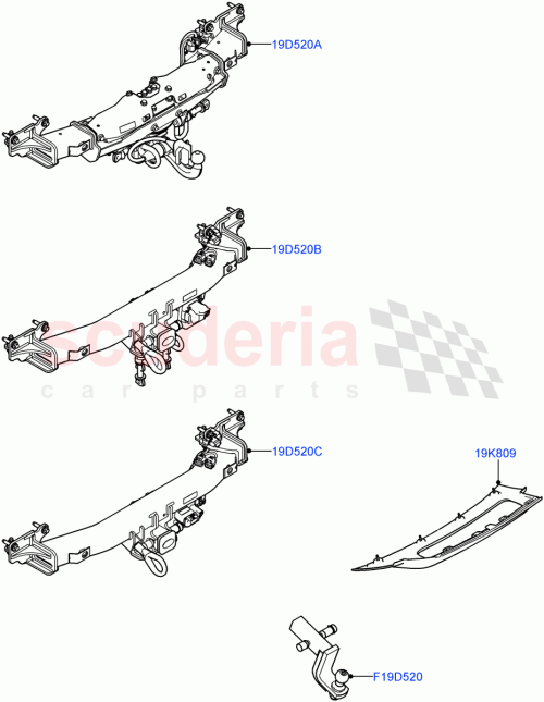 Part Diagram for Land Rover VPLKT0327