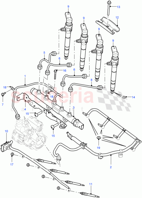 Part Diagram for Land Rover LR029950