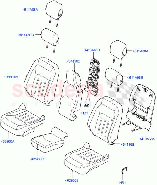 Part Diagram for Land Rover LR156971