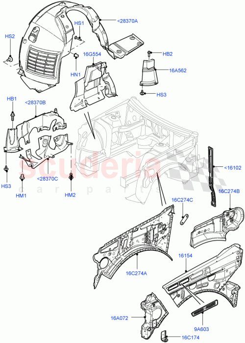 Part Diagram for Land Rover ASU760240