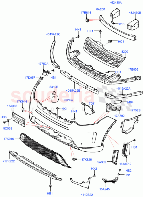 Part Diagram for Land Rover LR144344
