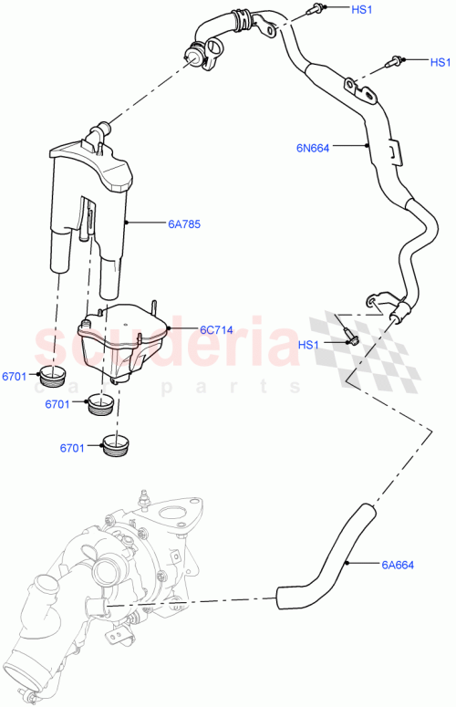 Part Diagram for Land Rover LR092695
