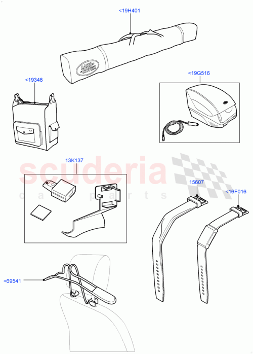 Part Diagram for Land Rover VPLWV0128