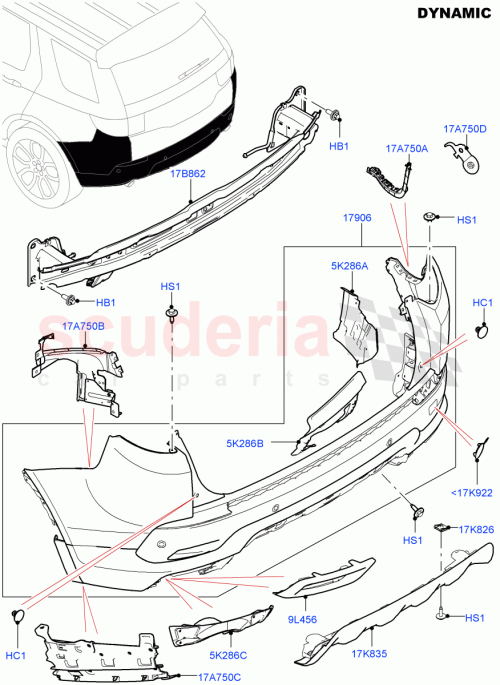Part Diagram for Land Rover LR113187