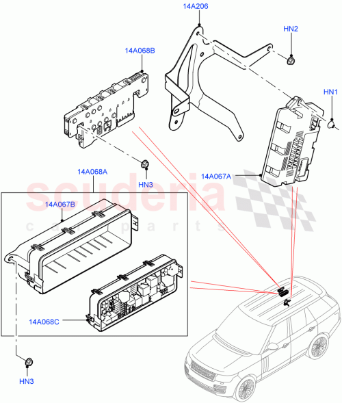 Part Diagram for Land Rover LR090402