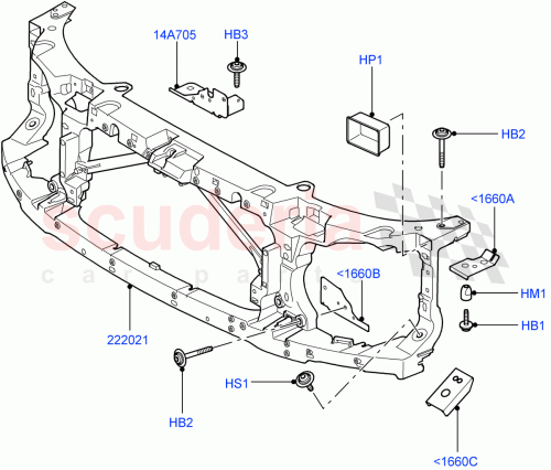 Part Diagram for Land Rover ASU780231