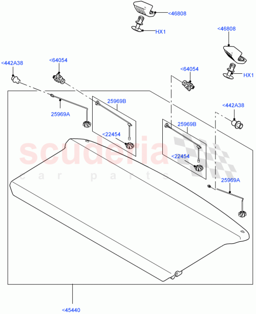 Part Diagram for Land Rover LR046937