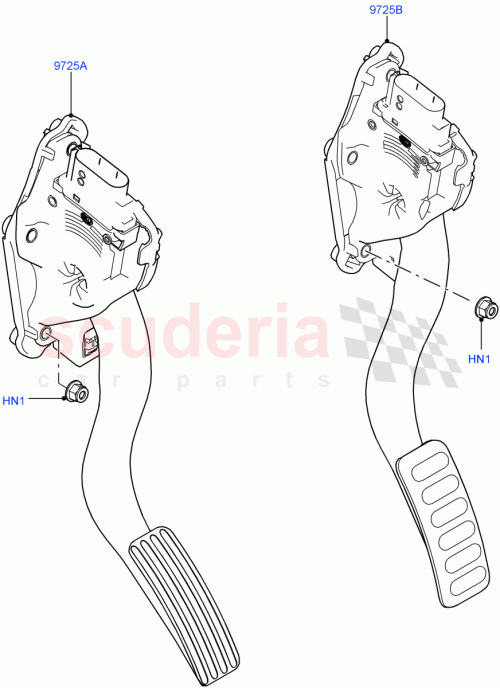 Part Diagram for Land Rover LR115114