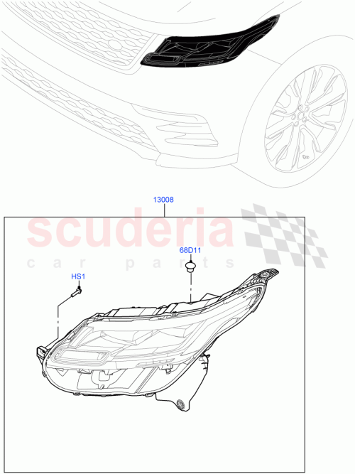 Part Diagram for Land Rover LR141245