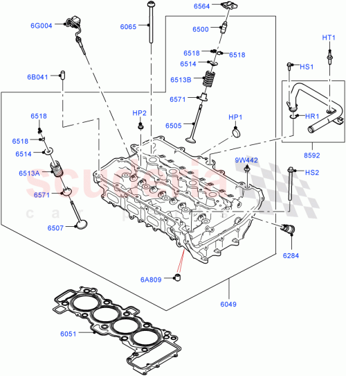 Part Diagram for Land Rover LR170798
