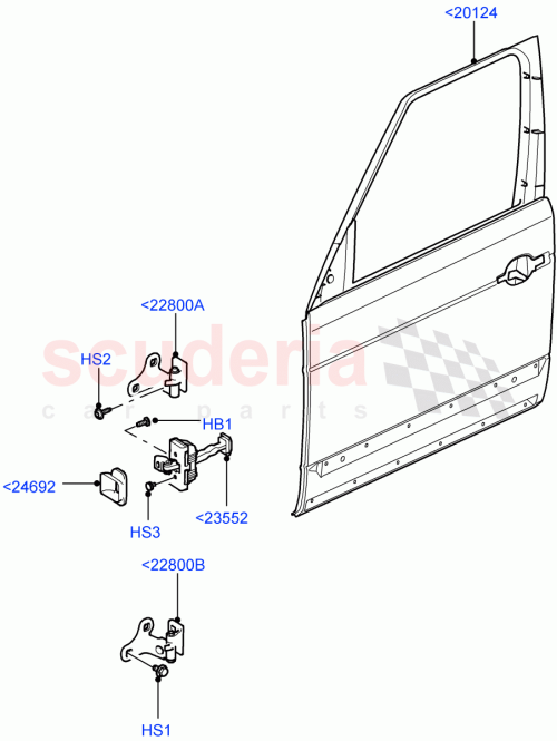 Part Diagram for Land Rover BYP500230