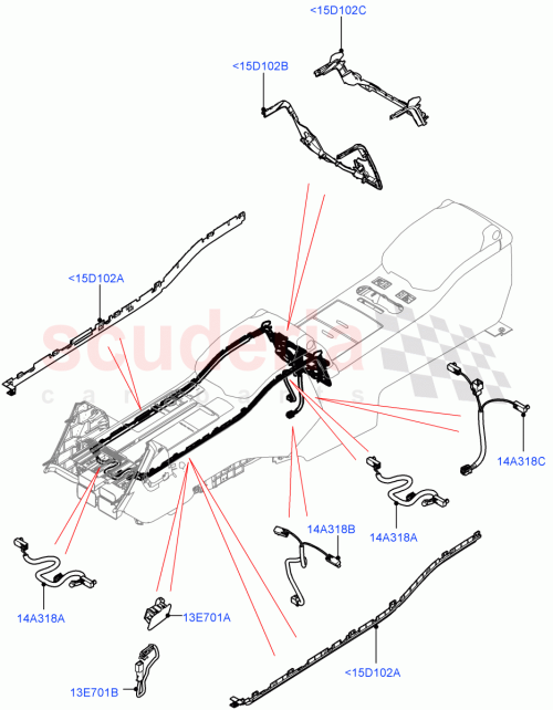 Part Diagram for Land Rover LR035522
