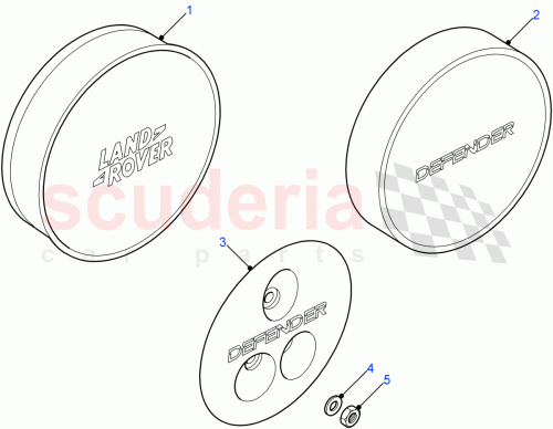 Part Diagram for Land Rover STC7665AA