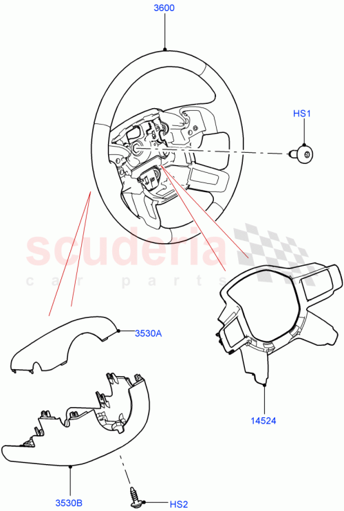 Part Diagram for Land Rover LR155598
