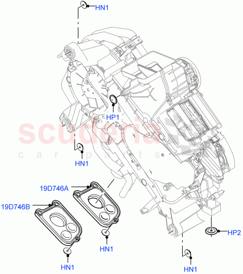 Part Diagram for Land Rover LR035757