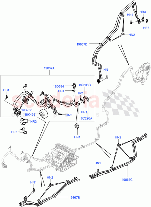 Part Diagram for Land Rover LR079434