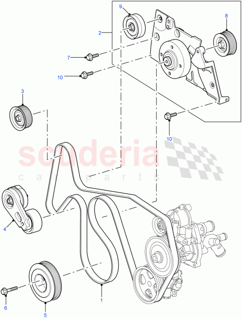 Part Diagram for Land Rover LR004382