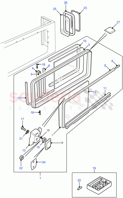 Part Diagram for Land Rover MWC4716