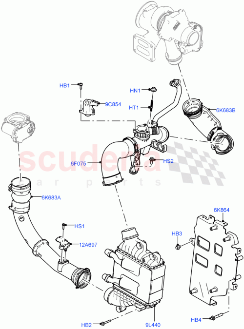Part Diagram for Land Rover LR126504