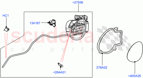 Part Diagram for Land Rover LR104300