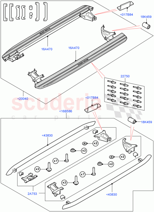Part Diagram for Land Rover LR052713