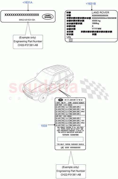 Part Diagram for Land Rover LR067980