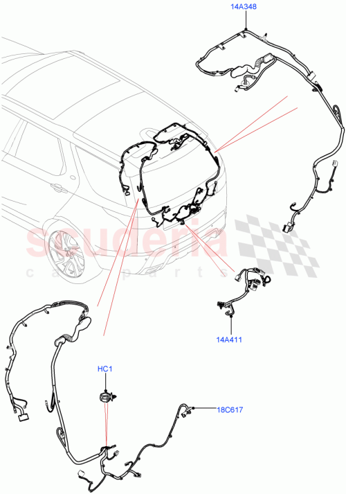 Part Diagram for Land Rover LR107419