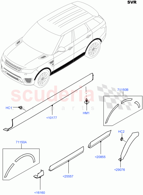 Part Diagram for Land Rover LR062230