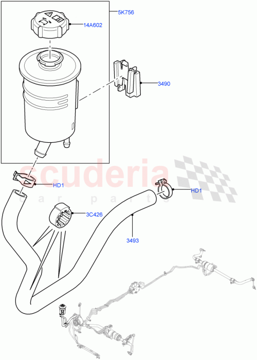Part Diagram for Land Rover LR016321