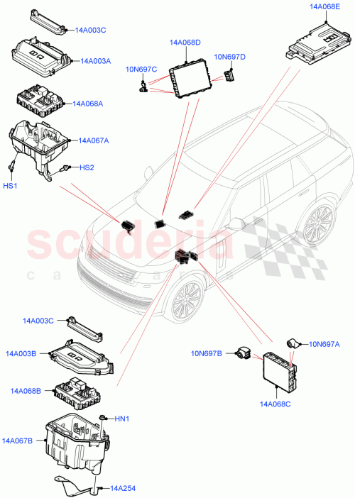 Part Diagram for Land Rover LR152913