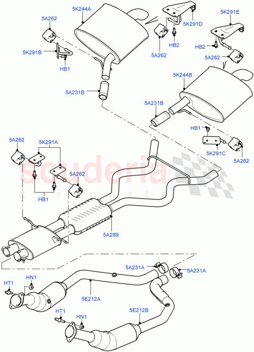 Part Diagram for Land Rover LR053255