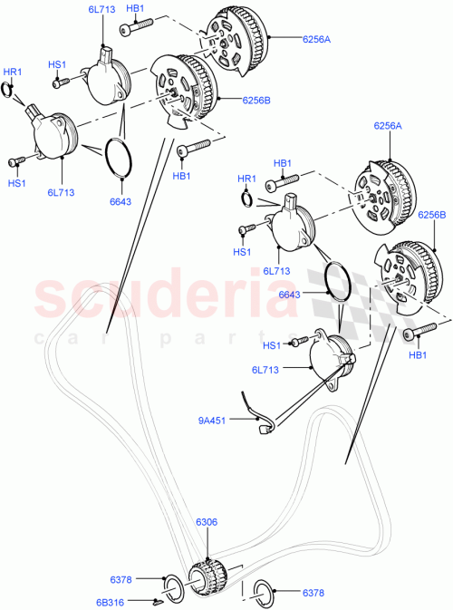 Part Diagram for Land Rover LR061705