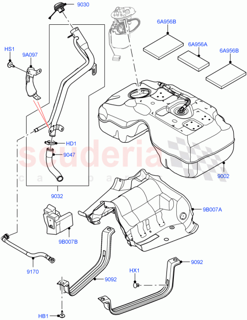 Part Diagram for Land Rover LR139186