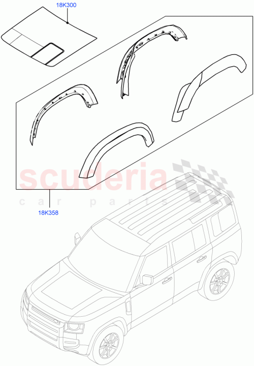 Part Diagram for Land Rover VPLEP0380