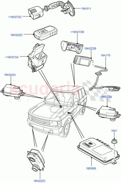Part Diagram for Land Rover LR041416