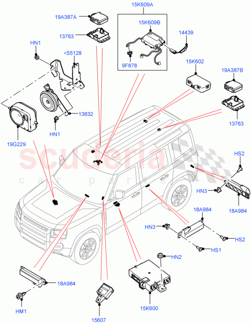 Part Diagram for Land Rover LR138027