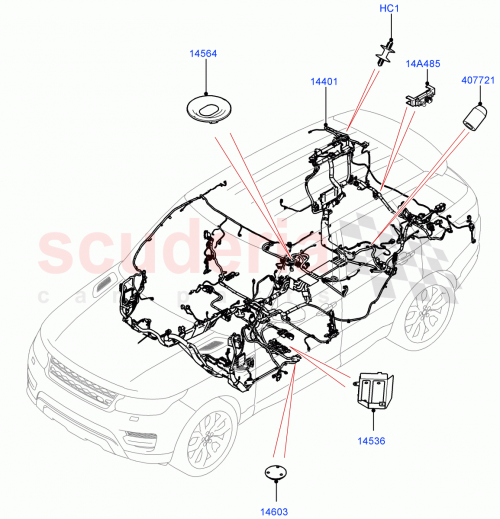 Part Diagram for Land Rover LR050634