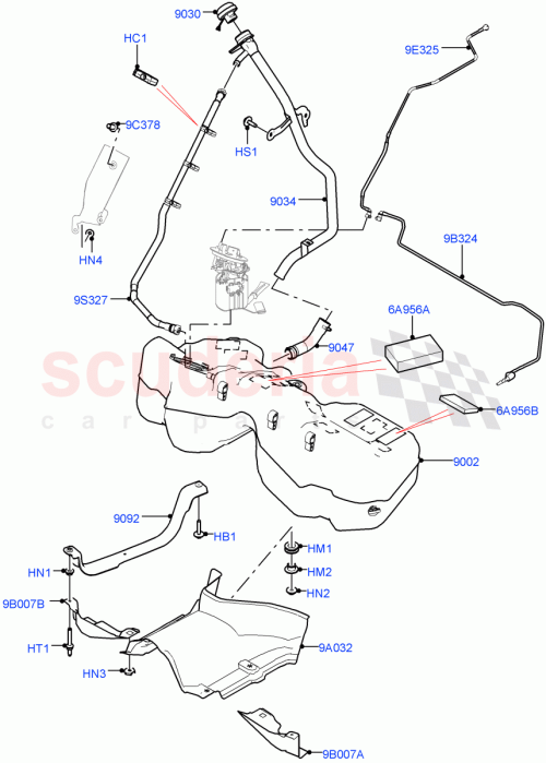 Part Diagram for Land Rover LR141135