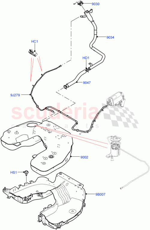 Part Diagram for Land Rover LR159412
