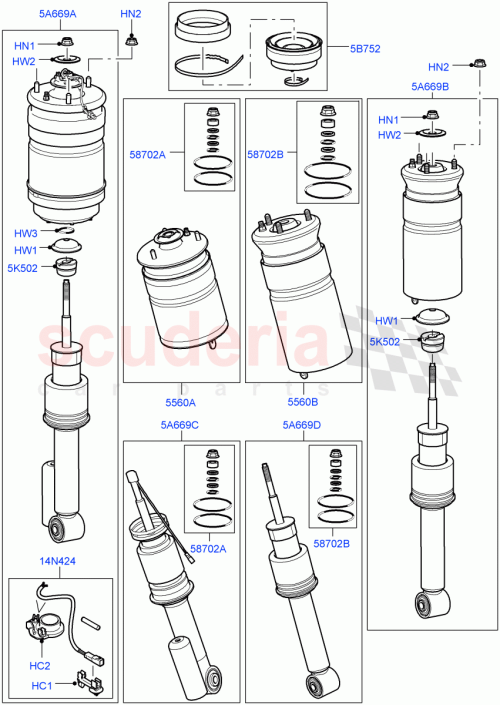 Part Diagram for Land Rover LR041110