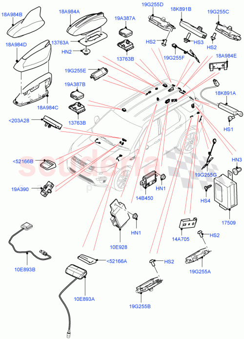 Part Diagram for Land Rover LR067419