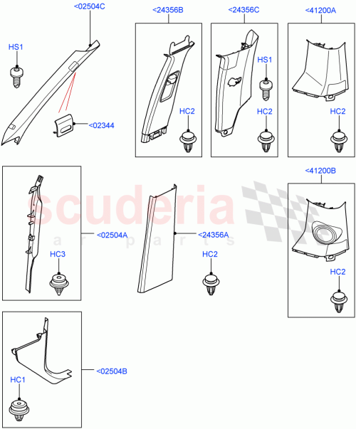 Part Diagram for Land Rover LR052054
